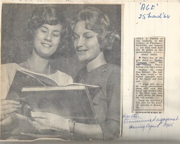 Newspaper - Document, article, Graduation, 1959