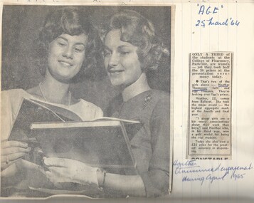 Newspaper - Article, Graduation, 1959