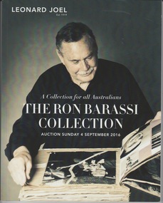 Book, The Ron Barassi Collection Auction Catalogue, 2016