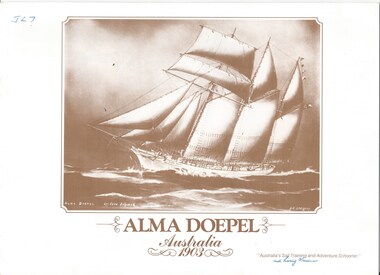 Pamphlet, Alma Doepel. Australia 1903, 1983