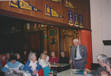 Photograph, Guest speaker Bruce Ruxton, 1993
