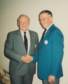 Photograph - Past presidents, Legatees Stevenson and Quayle, 1993