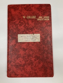 Book - Minutes, Southport Widows' Club Minute Book