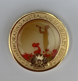 Decorative object - Medallion, Commemorating Australians in Military Service, 2007
