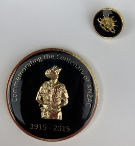 Decorative object - Medallion, Melbourne Legacy, Commemorating the Centenary of ANZAC 1915 - 2015, 2015