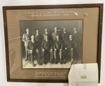 Photograph, Darge, Board of Management 1938, 1938