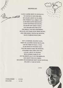 Document - Poem, Browned Off
