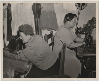 Photograph, Costume preparation, 1954