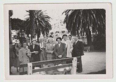 Photograph - Widows outing, Luna Park, 1952