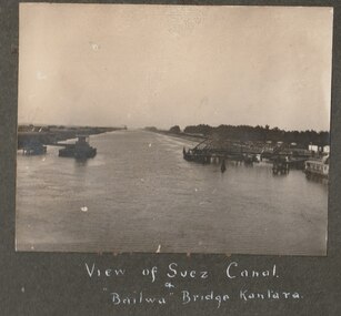 Photograph, Suez Canal, 1920