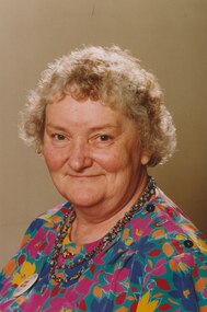 Photograph - Portrait, Keesing Photographic Pty Ltd, Widows Club Co-ordinator Joan Miller, 1991