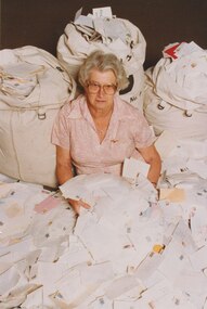 Photograph, Widows activities - Stamp Sorting, 1991