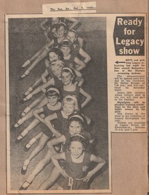 Newspaper - Article, The Sun News Pictorial, Ready for Legacy show, 1960