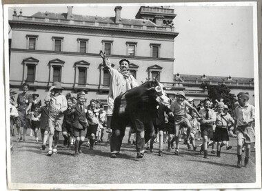 Photograph - Junior legatee outing, Government House Christmas Party 1944, 1944
