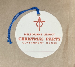 Badge, Government House Christmas Party, 195