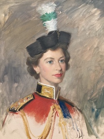 Painting - Portrait, Willliam Dargie, HRH Queen Elizabeth, 1967