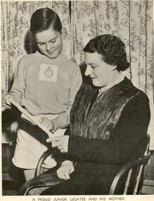 Photograph, Melbourne Legacy, Junior Legatee and his mother, 1953