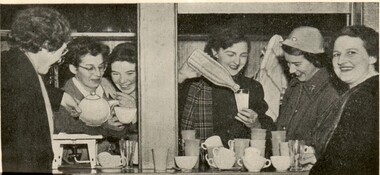 Photograph - Photo, Melbourne Legacy, East Brighton mothers preparing supper, 1953