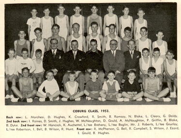 Photograph, Melbourne Legacy, Coburg Class 1953, 1953