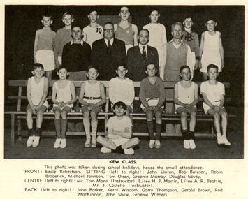 Photograph, Melbourne Legacy, Kew Class 1953, 1953