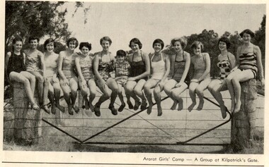 Document - Article, Melbourne Legacy, Ararat Girls Camp 1955, 1955