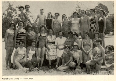 Document - Document, article, Melbourne Legacy, Ararat Girls Camp 1955, 1955