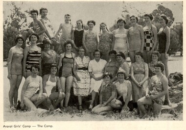 Document - Article, Melbourne Legacy, Ararat Girls Camp 1955, 1955