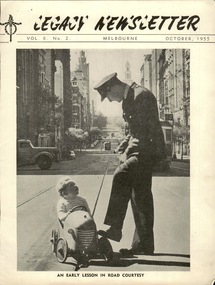 Magazine - Newsletter, Melbourne Legacy, Legacy Newsletter October 1955, 1955