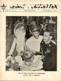 Magazine - Newsletter, Melbourne Legacy, Legacy Newsletter December 1956, 1956