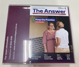 Audio - Newsletter, The Answer April/May 2022 Audio Version, 2022