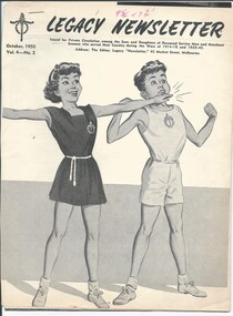 Magazine - Document, newsletter, Legacy Newsletter Oct 1950, 1950