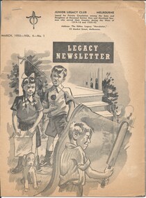 Magazine - Document, newsletter, Legacy Newsletter March 1950, 1950