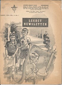 Magazine - Newsletter, Legacy Newsletter March 1950, 1950