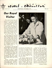 Magazine - Newsletter, Legacy Newsletter September 1959, 1959