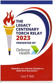 Document, The Legacy Centenary Torch Relay 2023, 2022