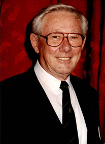 Photograph - Past presidents, President Brian 'Lucky' Luscombe 1997, 1997