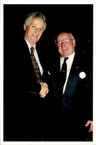 Photograph - Past presidents, Legatees Tom Butcher and Graham Riches, 1998