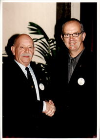 Photograph - Past presidents, Legatees Grierson and Parkes, 2002
