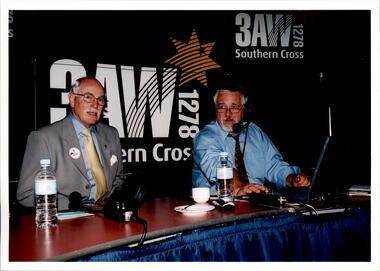 Photograph, Radio Show at 3AW, 2006