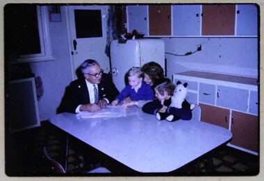 Slide, Legatee giving advice, 1950-1970s