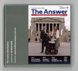 Audio - Newsletter, The Answer June/July 2022 Audio Version, 2022