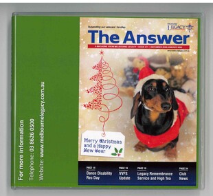 Audio - Newsletter, The Answer December 2022/January 2023 Audio Version, 2022