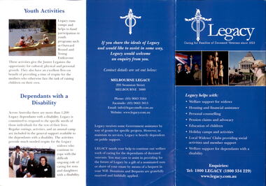Pamphlet, Legacy, 2000