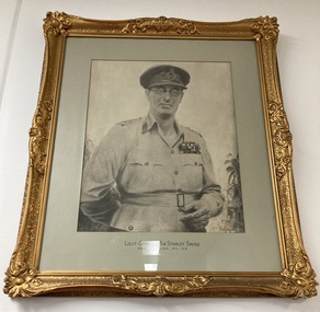 Work on paper - Portrait, Lieutenant General Sir Stanley Savige, K.B.E., C.B., D.S.O., M.C., E.D