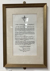 Work on paper, Legacy Charter, 1930