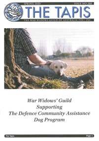 Magazine, The Tapis. The War Widows Guild of Australia (Vic) Inc, 2020
