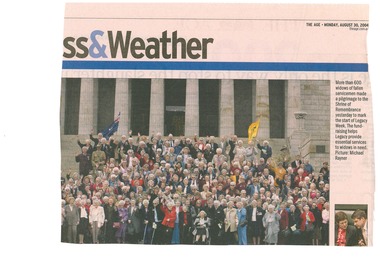 Newspaper - Article, Pilgrimage to the Shrine 2004, 2004