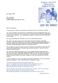 Document, Legacy Week 1991, 1991