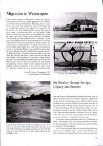 Article, Sir Stanley George Savige, Legacy and Somers, 2010+