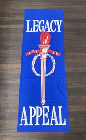 Flag, Blue Legacy Appeal Banner, 1990s